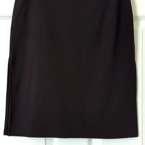 Evolution Not Revolution 90's Vintage High Waisted Side Slit Knee Length Skirt S - Picture 10 of 10